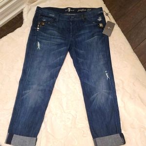 NWT - 7 for All Mankind Josefina Skinny Boyfriend